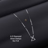 AD Diamond  Designer Silver And Rose Gold Dokiya Wholesale Price In Surat
